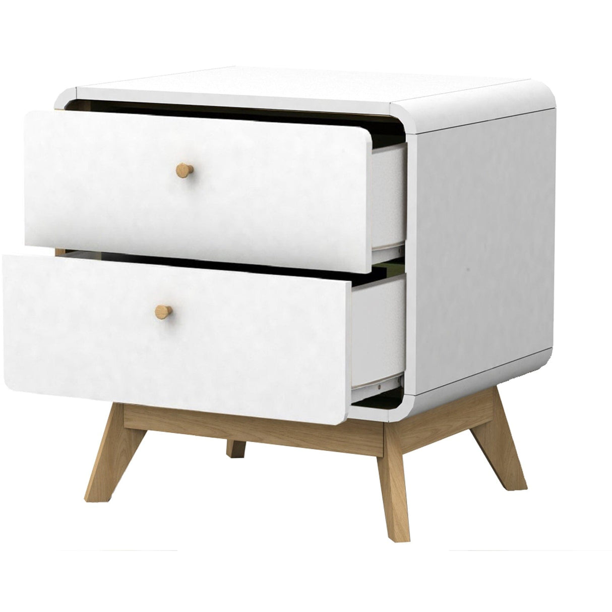 LOFT24 Cassie Nightstand - White