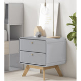 LOFT24 Cassie Nightstand - Grey