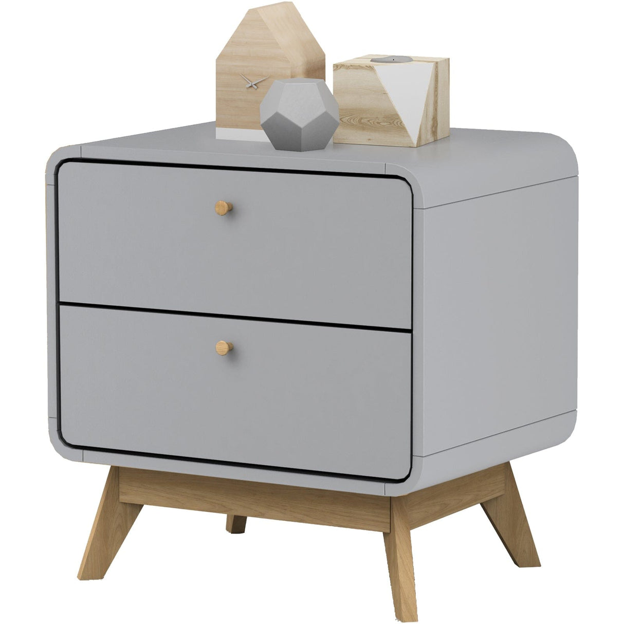 LOFT24 Cassie Nightstand - Grey