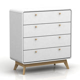 LOFT24 Cassie 4 Drawer Dresser - White