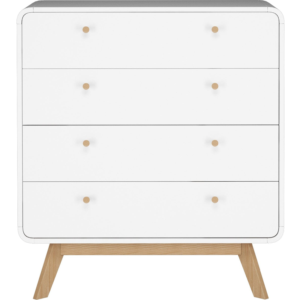 LOFT24 Cassie 4 Drawer Dresser - White