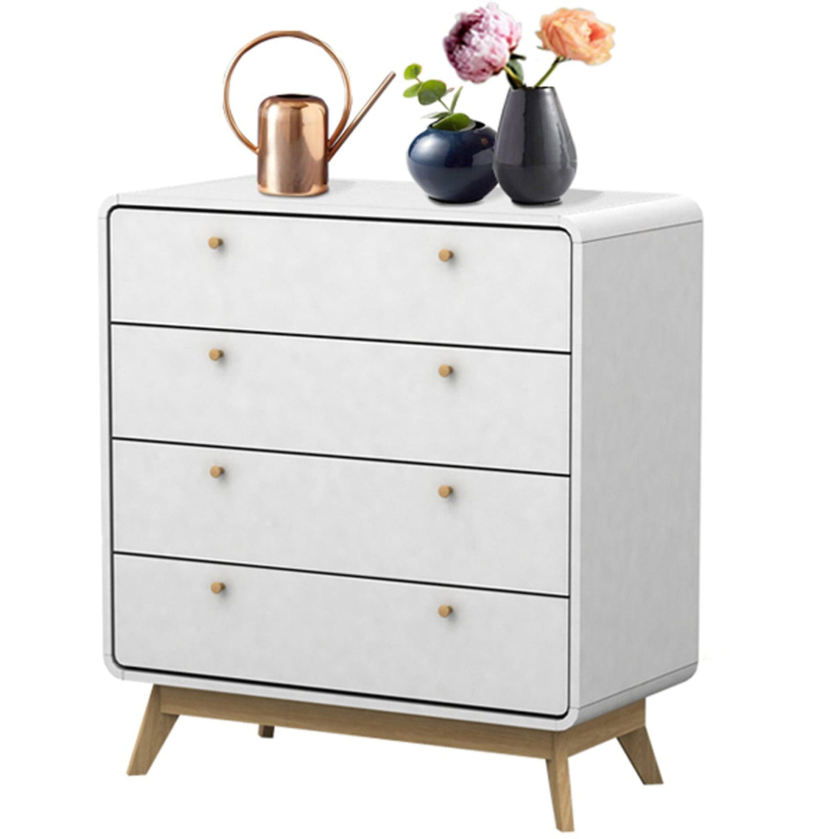 LOFT24 Cassie 4 Drawer Dresser - White