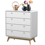 LOFT24 Cassie 4 Drawer Dresser - White