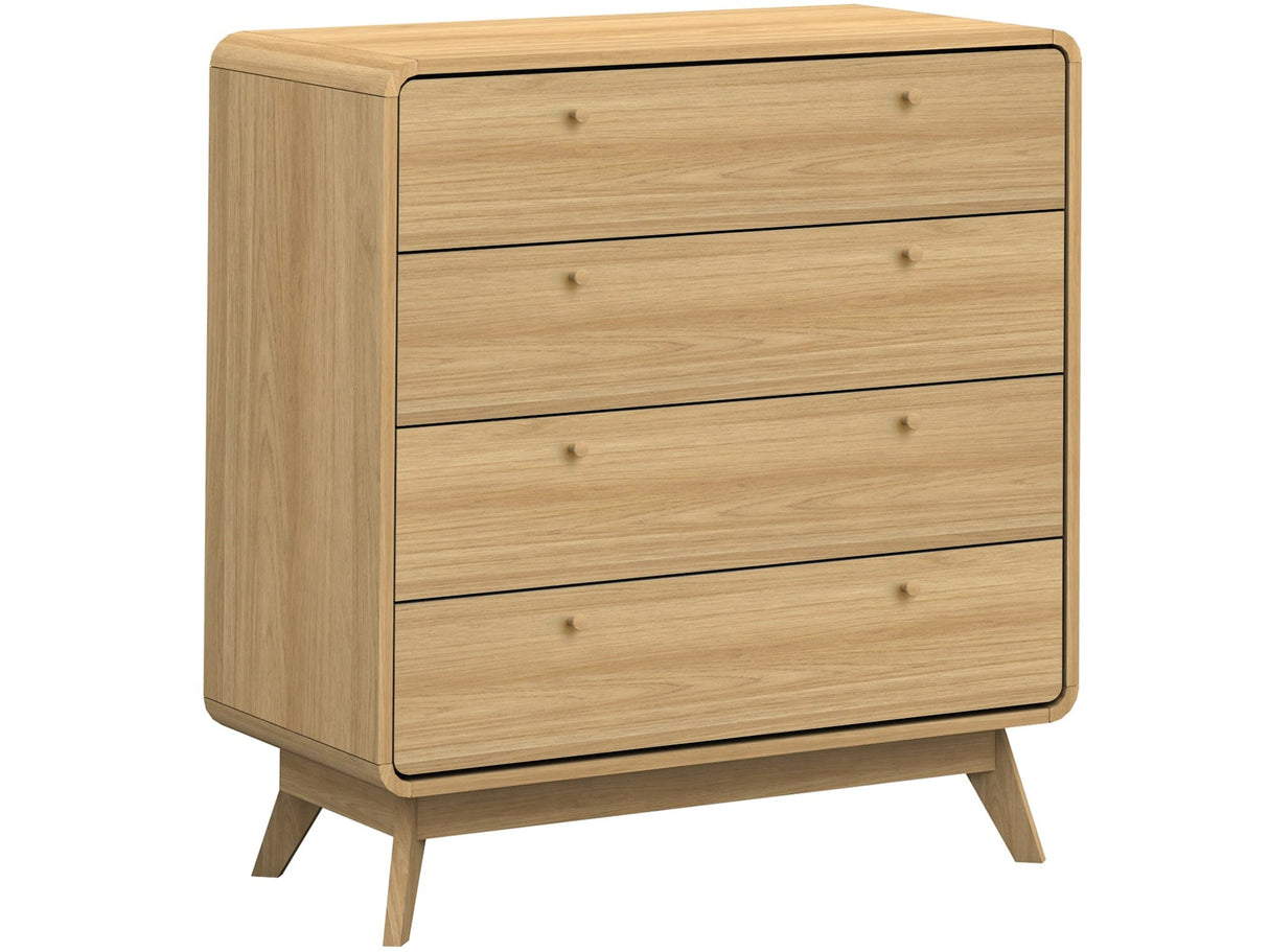 LOFT24 Cassie 4 Drawer Dresser - Oak