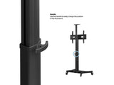 Multibrackets M Motorized Public Floorstand Single Pillar 170 HD