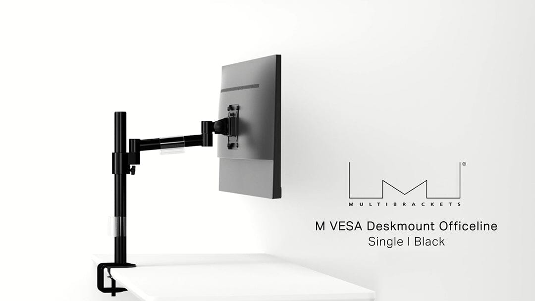 Multibrackets M VESA Officeline Single Black Deskmount