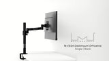 Multibrackets M VESA Officeline Single Black Deskmount