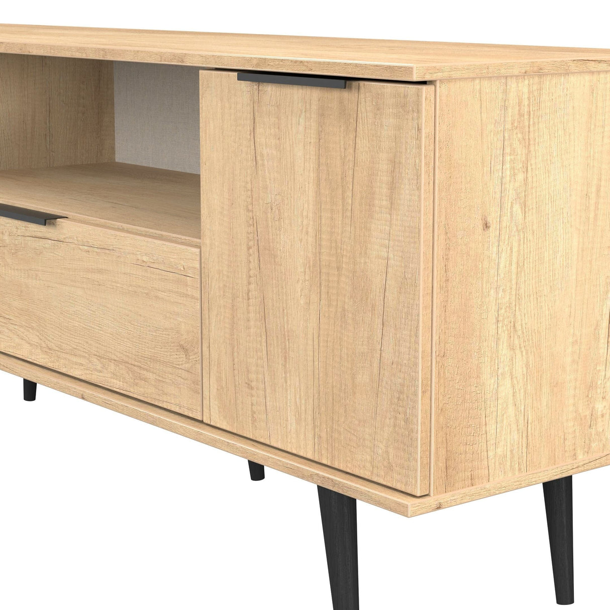 Welcome Furniture Nebraska Oak Hong Kong Wide TV Cabinet HKB252NBNB