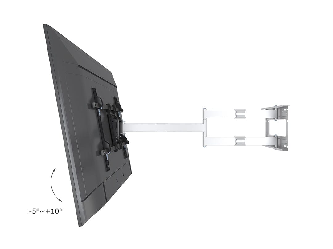 Multibrackets M Universal Long Reach TV Wall Bracket Arm 1010mm in White