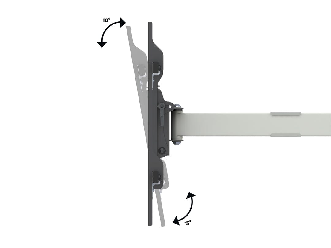 Multibrackets M Universal Long Reach TV Wall Bracket Arm 910mm in White