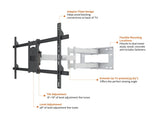 Multibrackets M Universal Long Reach TV Wall Bracket Arm 910mm in White
