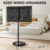 TTAP FSC-BLK TV Stand with Bracket for up to 65" TVs - Black