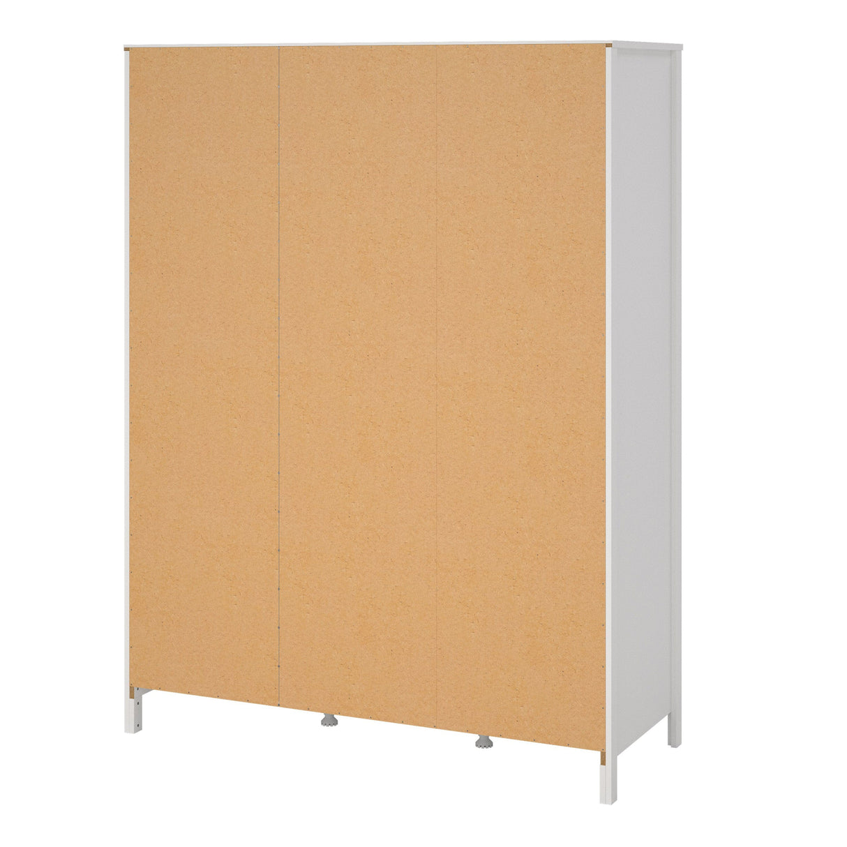 Furniture To Go Barcelona Wardrobe with 2 Doors 1 Mirror Door 2 Drawers in White