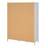 Furniture To Go Barcelona Wardrobe with 2 Doors 1 Mirror Door 2 Drawers in White