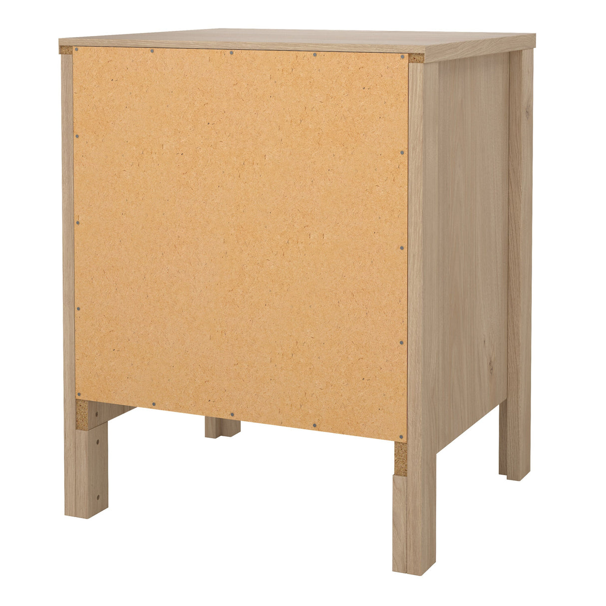 Furniture To Go Barcelona Bedside Table 2 Drawers in Jackson Hickory Oak