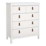 Furniture To Go Barcelona Chest 3+2 Drawers in White
