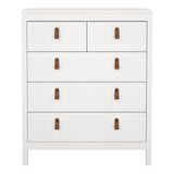 Furniture To Go Barcelona Chest 3+2 Drawers in White