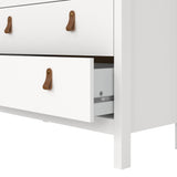 Furniture To Go Barcelona Chest 3+2 Drawers in White