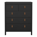 Furniture To Go Barcelona Chest 3+2 Drawers in Matt Black