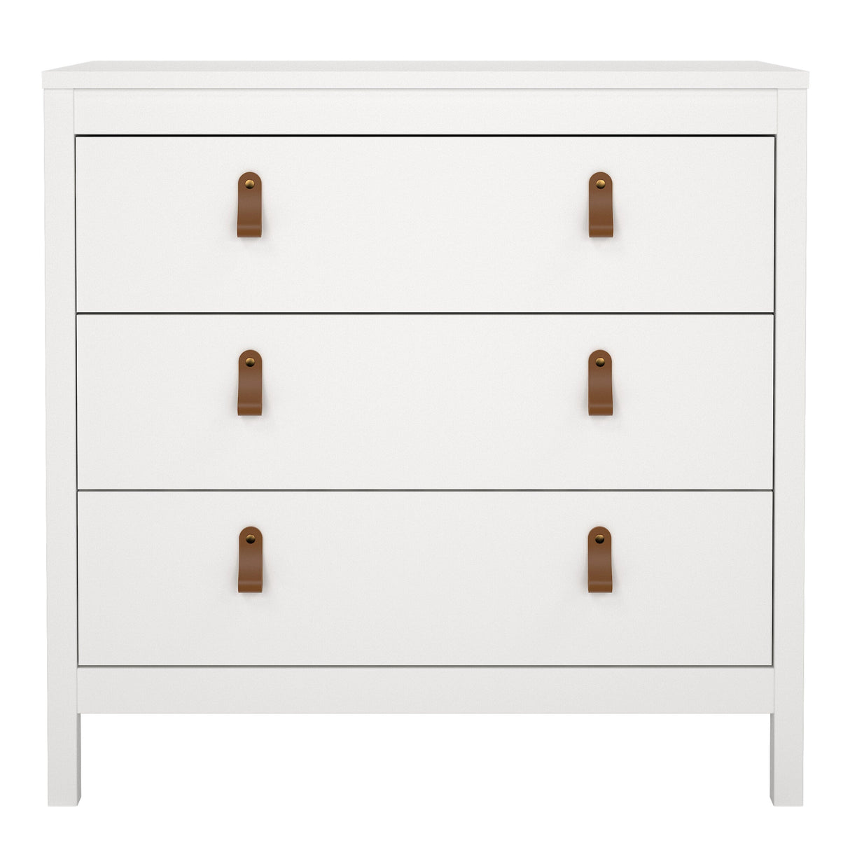 Furniture To Go Barcelona Chest 3 Drawers in White