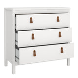 Furniture To Go Barcelona Chest 3 Drawers in White