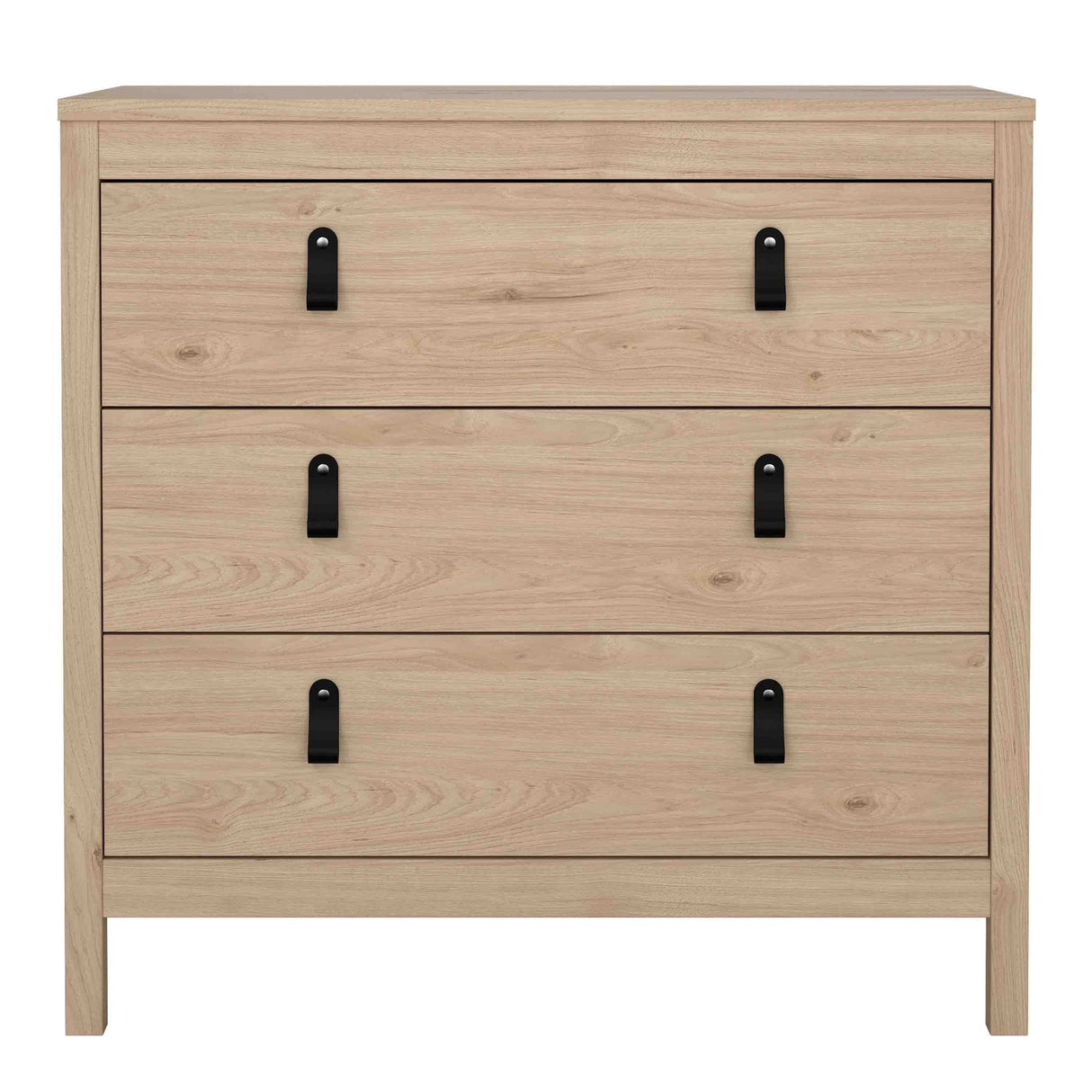 Furniture To Go Barcelona Chest 3 Drawers in Jackson Hickory Oak