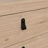 Furniture To Go Barcelona Chest 3 Drawers in Jackson Hickory Oak