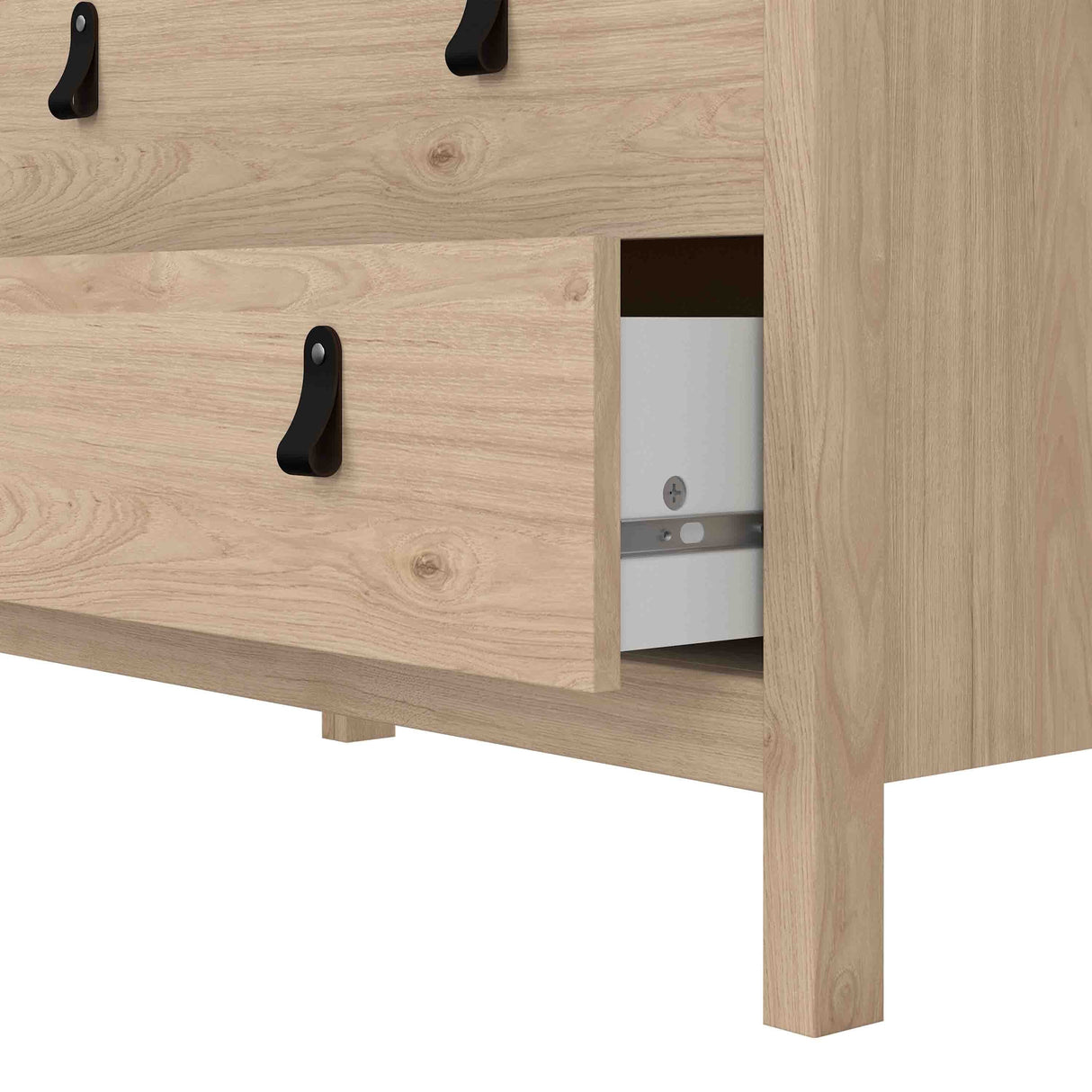 Furniture To Go Barcelona Chest 3 Drawers in Jackson Hickory Oak