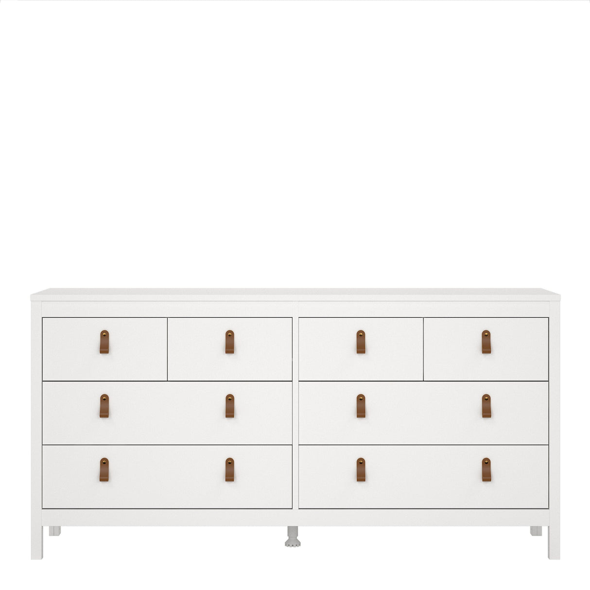 Furniture To Go Barcelona Double Dresser 4+4 Drawers in White