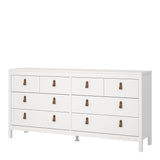 Furniture To Go Barcelona Double Dresser 4+4 Drawers in White