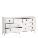 Furniture To Go Barcelona Double Dresser 4+4 Drawers in White