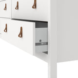 Furniture To Go Barcelona Double Dresser 4+4 Drawers in White