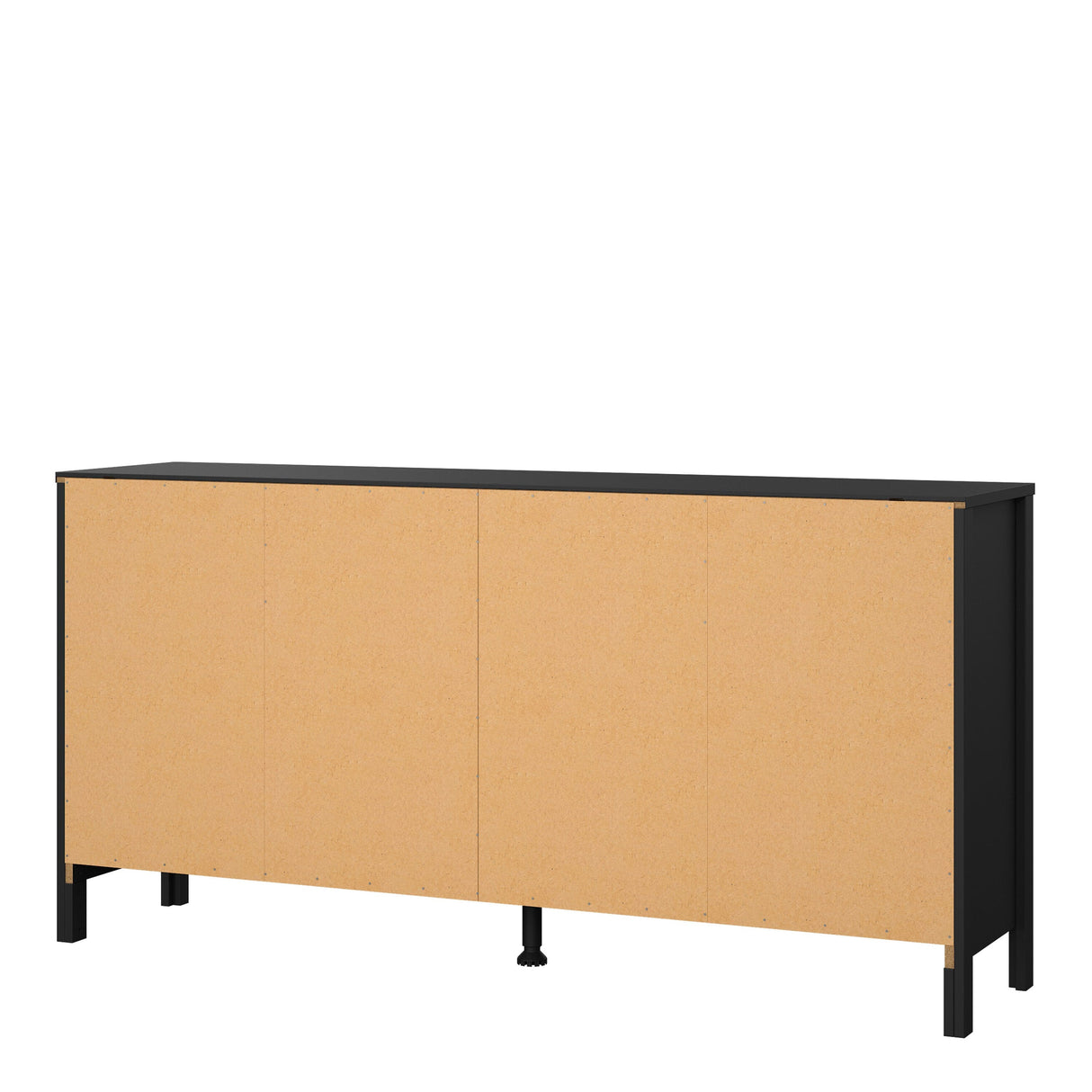 Furniture To Go Barcelona Double Dresser 4+4 Drawers in Matt Black