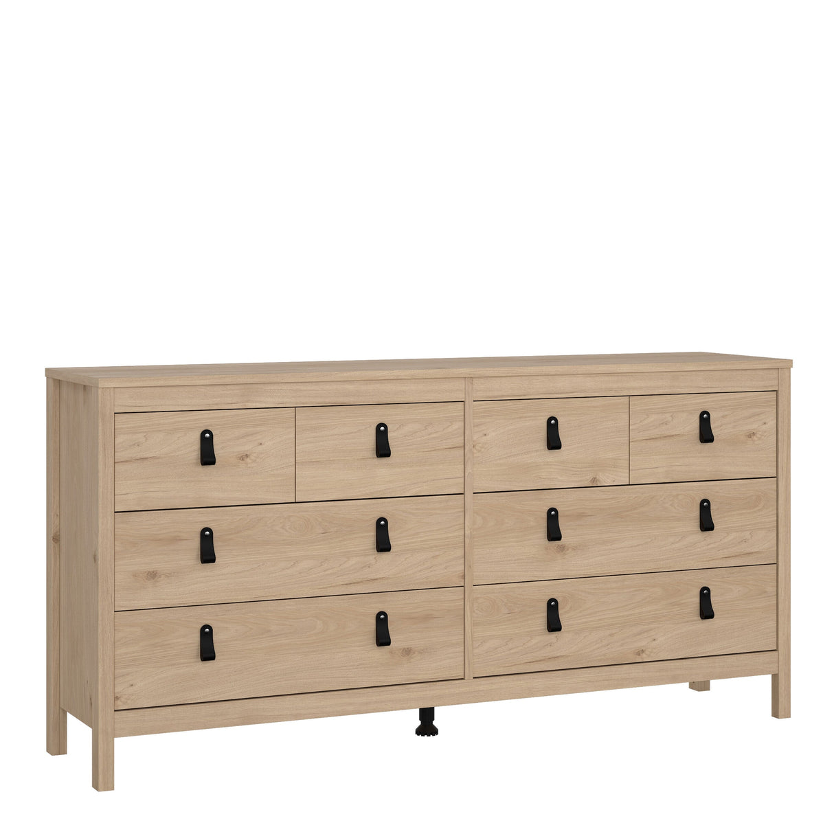 Furniture To Go Barcelona Double Dresser 4+4 Drawers in Jackson Hickory Oak