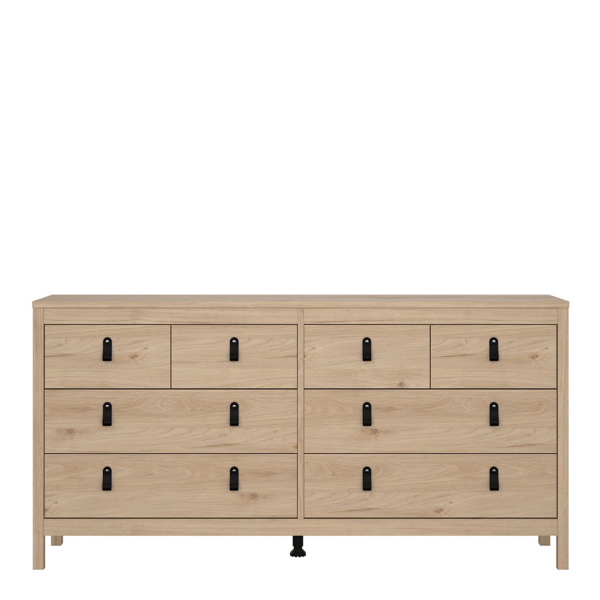 Furniture To Go Barcelona Double Dresser 4+4 Drawers in Jackson Hickory Oak