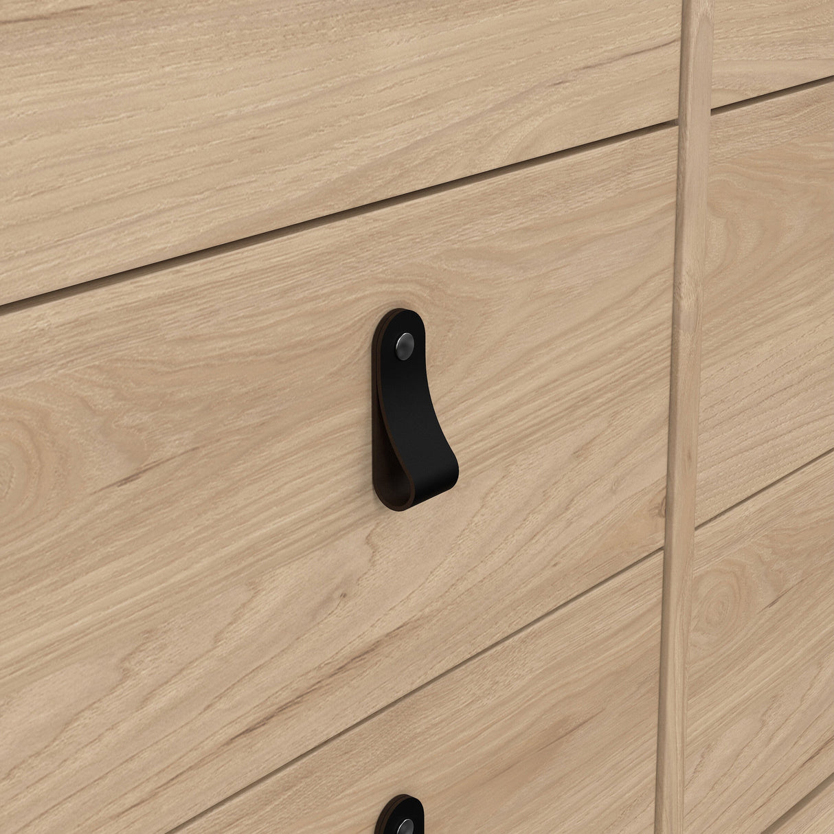 Furniture To Go Barcelona Double Dresser 4+4 Drawers in Jackson Hickory Oak