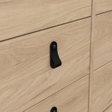 Furniture To Go Barcelona Double Dresser 4+4 Drawers in Jackson Hickory Oak