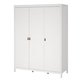 Furniture To Go Barcelona Wardrobe with 3 Doors in White