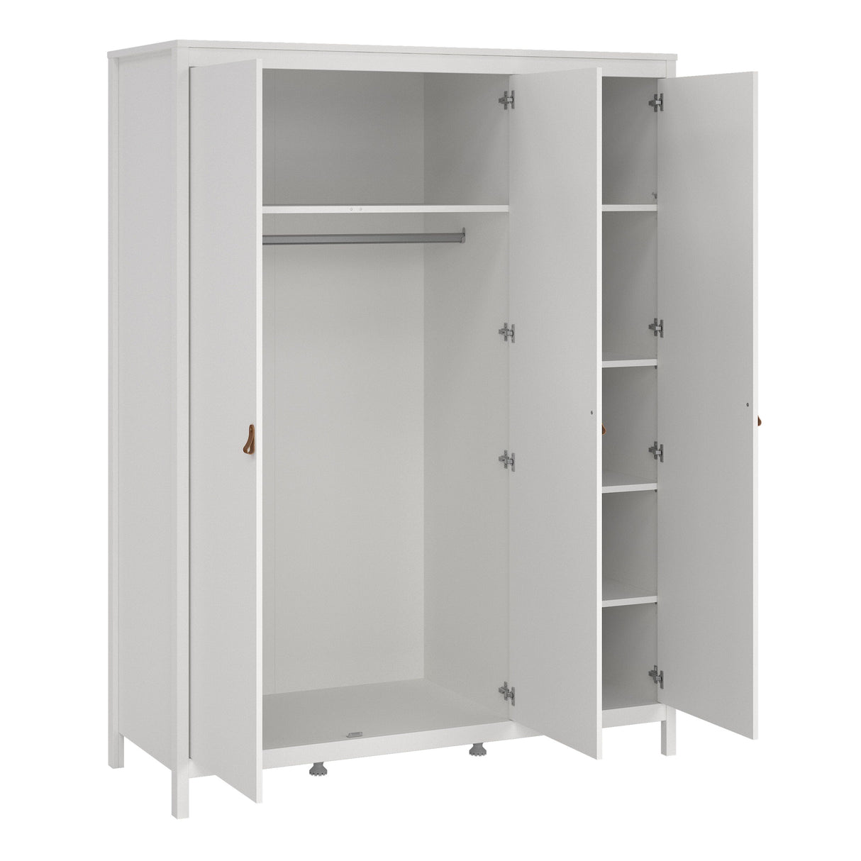 Furniture To Go Barcelona Wardrobe with 3 Doors in White