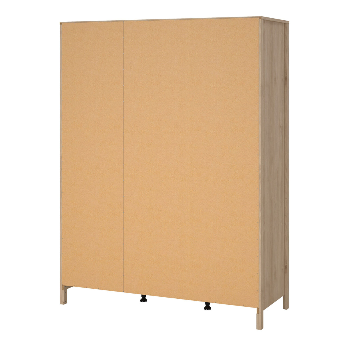 Furniture To Go Barcelona Wardrobe with 3 Doors in Jackson Hickory Oak