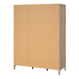 Furniture To Go Barcelona Wardrobe with 3 Doors in Jackson Hickory Oak