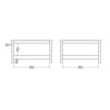 Furniture To Go Barcelona Coffee Table in White