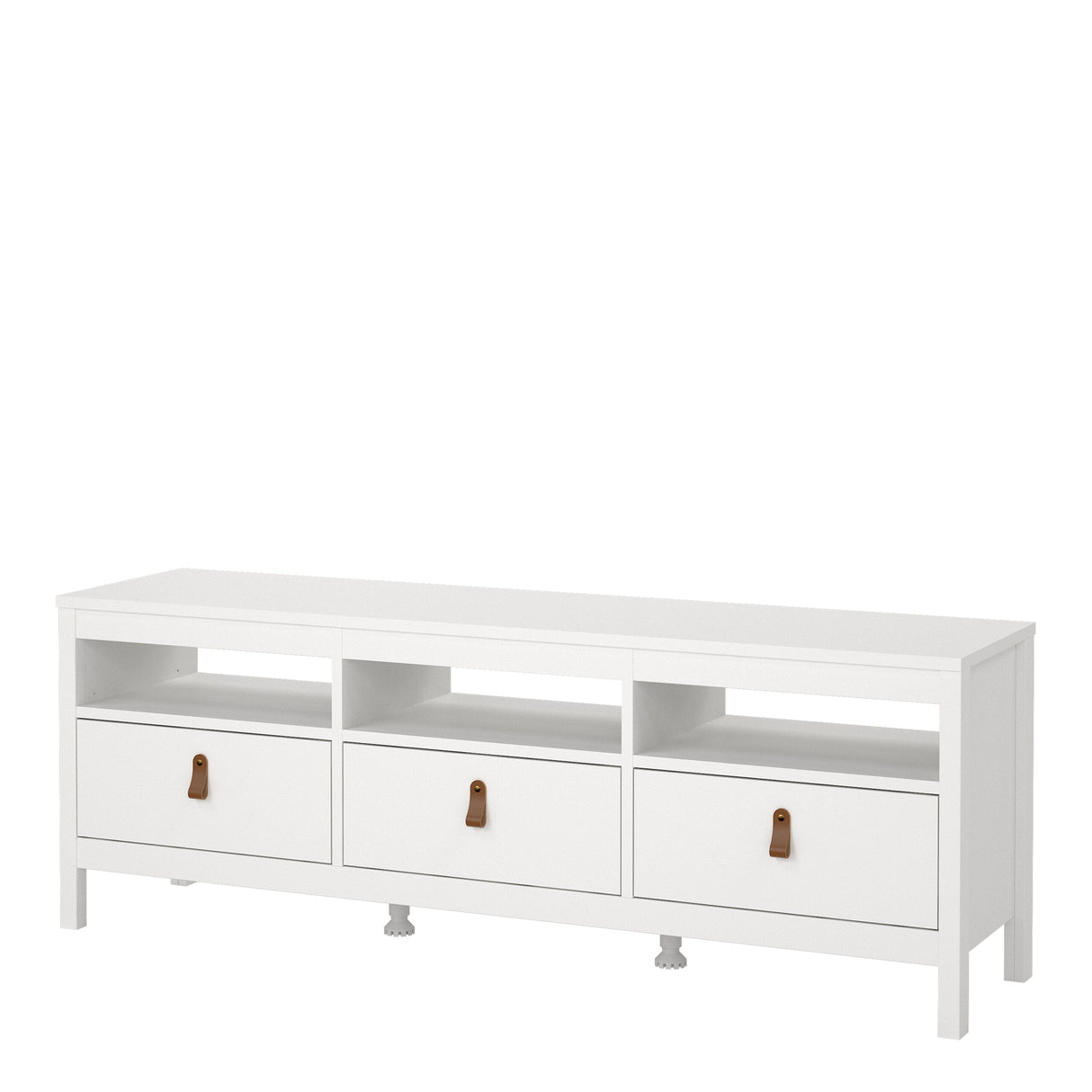 Furniture To Go Barcelona Tv Unit 3 Drawers in White