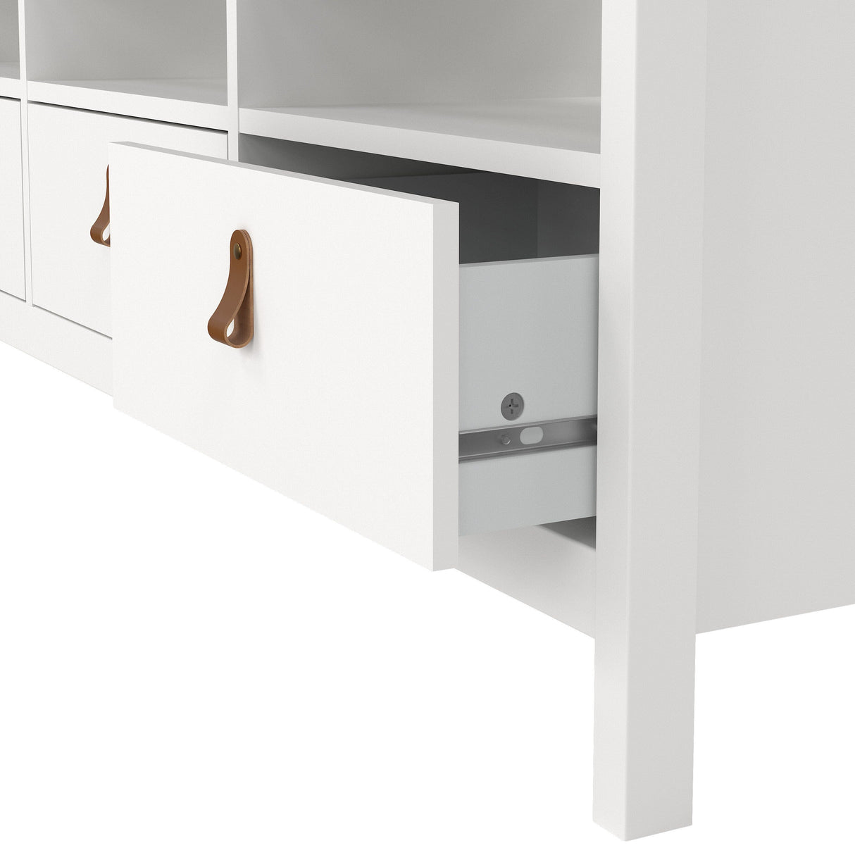 Furniture To Go Barcelona Tv Unit 3 Drawers in White