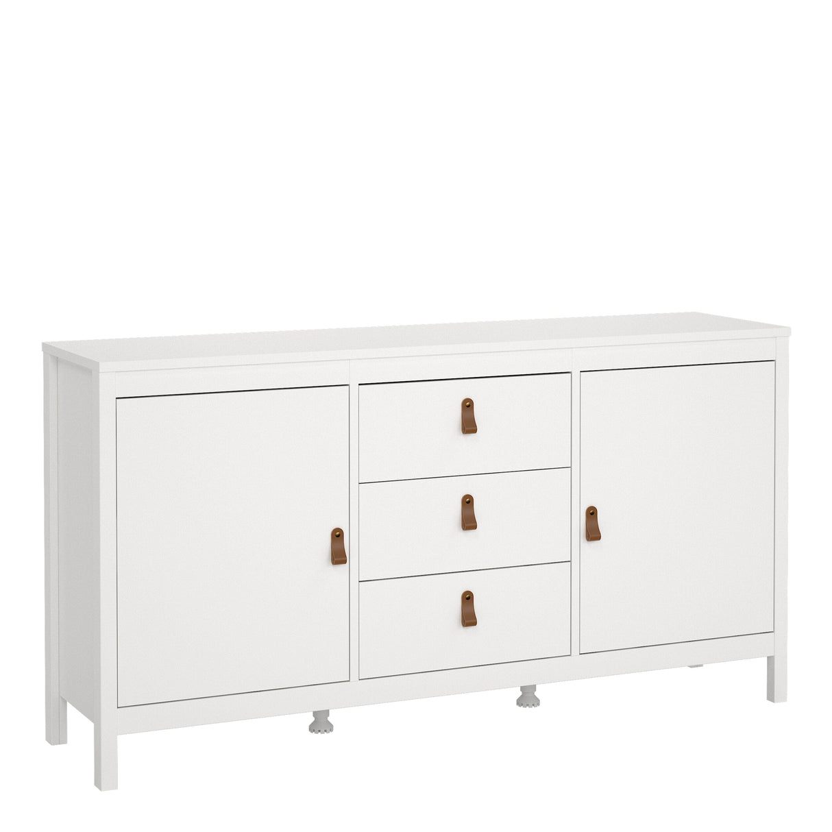 Furniture To Go Barcelona Sideboard 2 Doors 3 Drawers in White