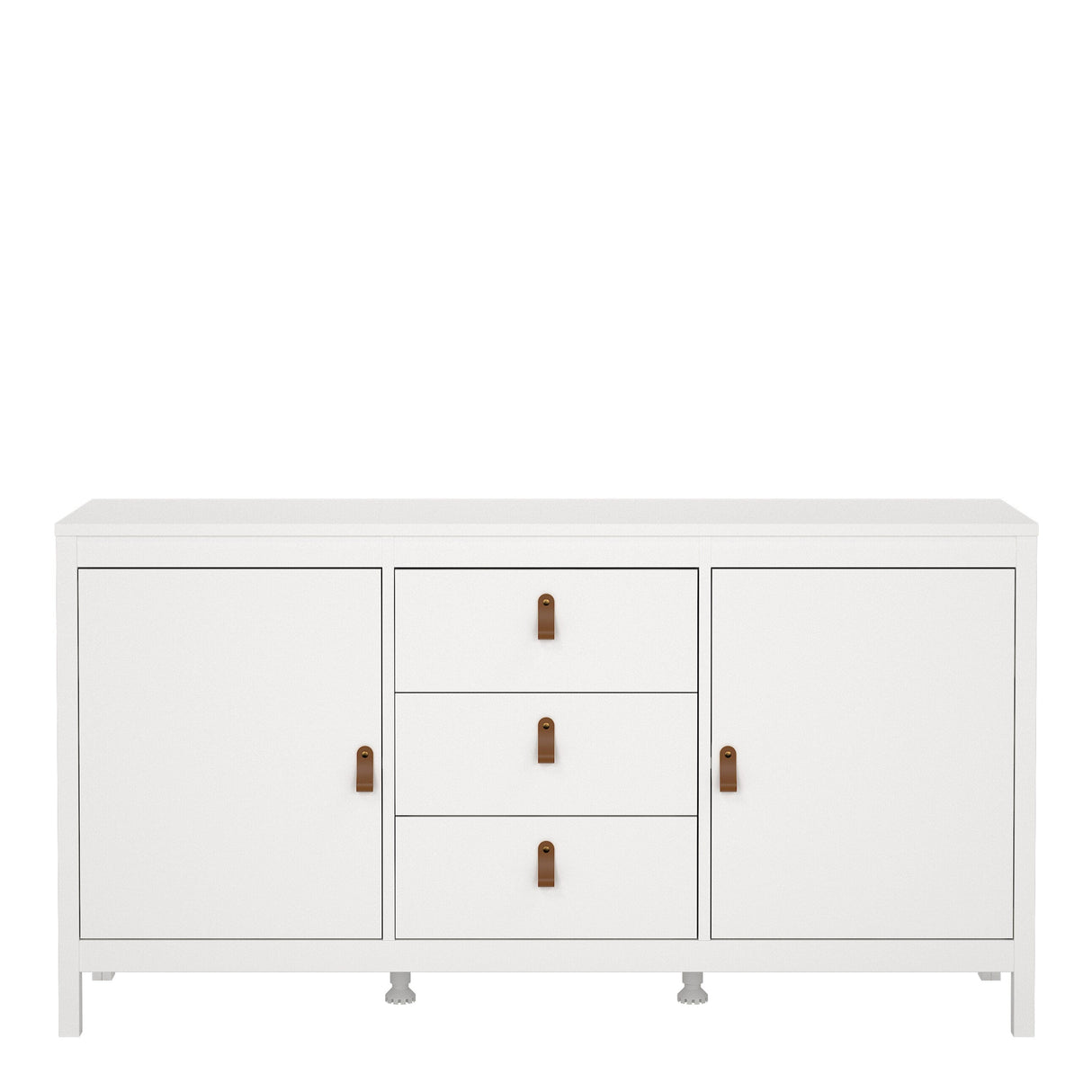Furniture To Go Barcelona Sideboard 2 Doors 3 Drawers in White