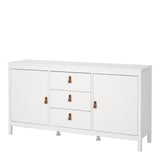 Furniture To Go Barcelona Sideboard 2 Doors 3 Drawers in White