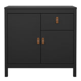 Furniture To Go Barcelona Sideboard 2 Doors 1 Drawer in Matt Black
