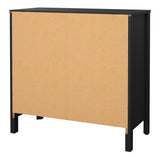 Furniture To Go Barcelona Sideboard 2 Doors 1 Drawer in Matt Black