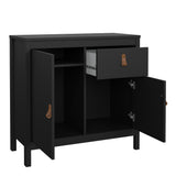 Furniture To Go Barcelona Sideboard 2 Doors 1 Drawer in Matt Black